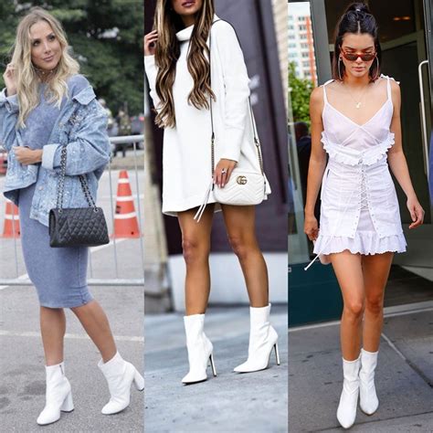 Top 10 looks com botas brancas cano curto ideas and inspiration.